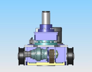 Design of ship car assy front view