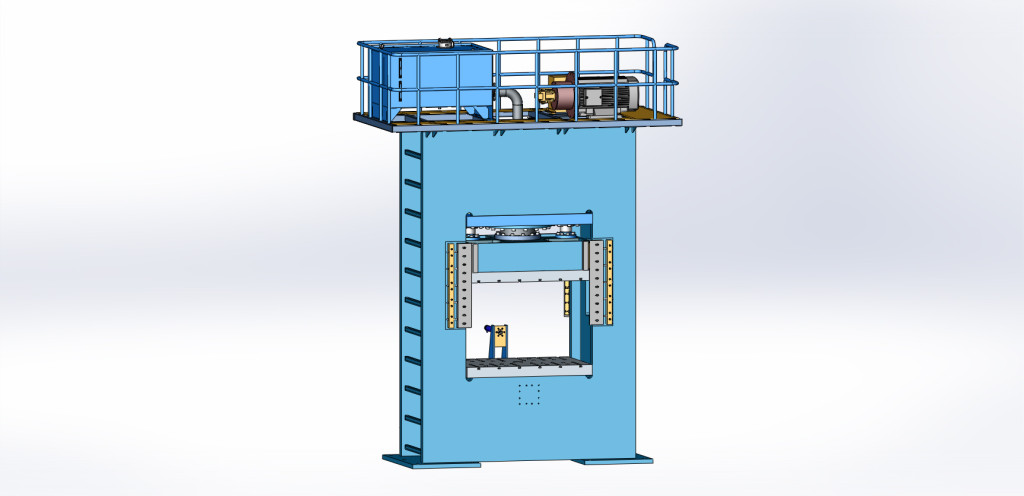 Front view of 3D drawing