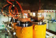 5000 ton test pile with calibrated load cell
