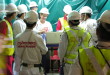 Training and engineers site to provide support during ship launching
