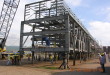 Weighing of modules before loading onto the barge